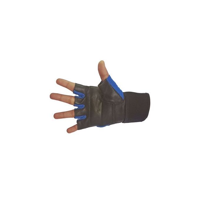 Pakka Gants pour Musculation et cyclisme en Cuir et Daim - Bleu