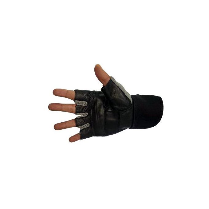 Pakka Gants pour Musculation et cyclisme en Cuir et Daim - Gris