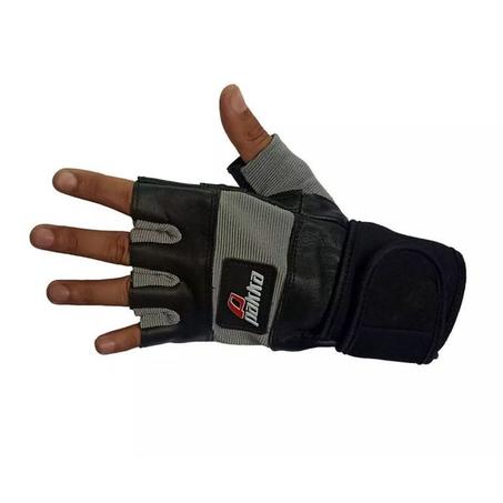 Pakka Gants pour Musculation et cyclisme en Cuir et Daim - Gris