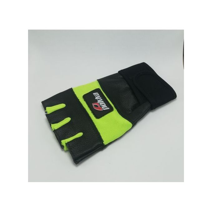 Pakka Gants pour Musculation et cyclisme en Cuir et Daim - Vert