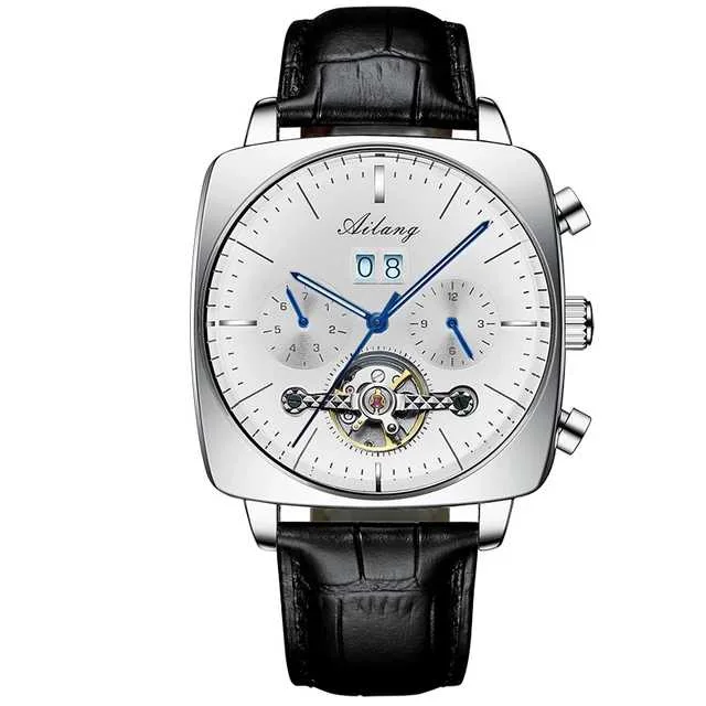 AILANG Watchs chronograph Square Watch Mens