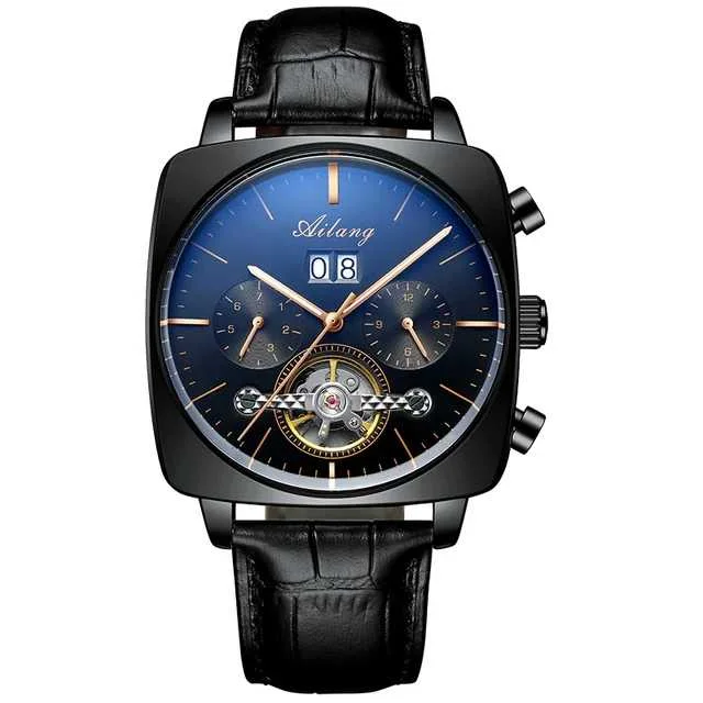 AILANG Watchs chronograph Square Watch Mens
