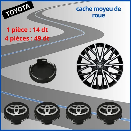 Cache moyeu roue TOYOTA