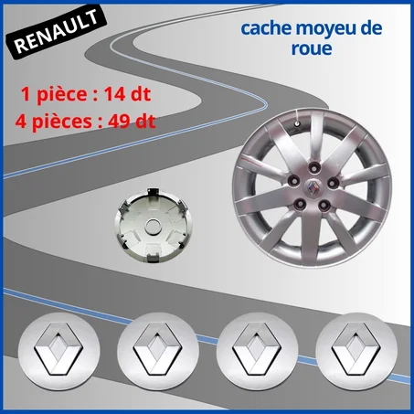 Cache moyeu roue RENAULT