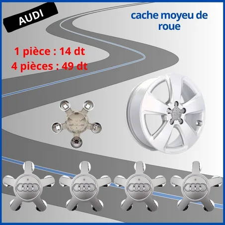 Cache moyeu roue AUDI