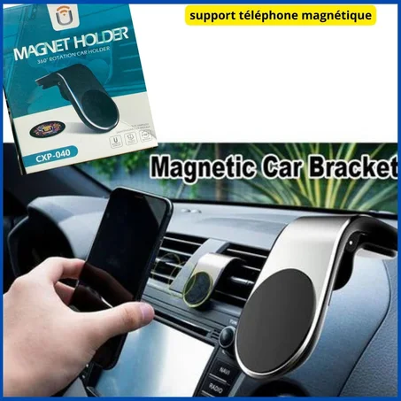 Support téléphone magnétique