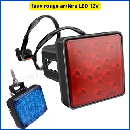 Feux rouge/bleu Led 12V