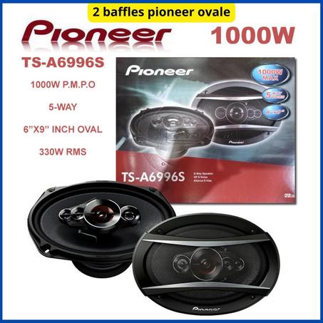 2 Baffle Pioneer ovale 1000W