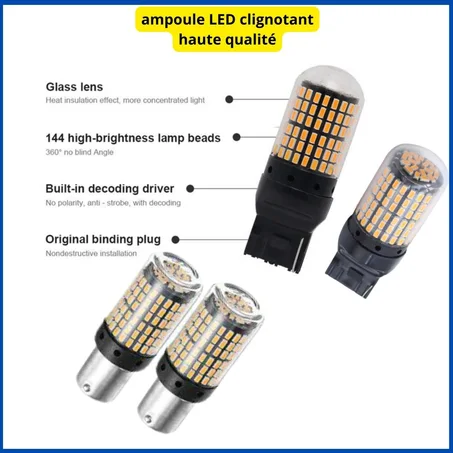 Ampoule LED orange (2 pcs)