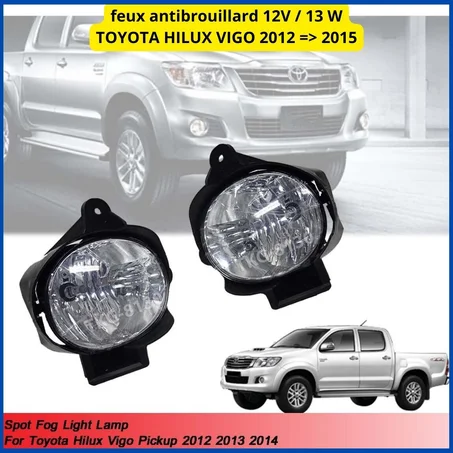 Feux antibrouillard TOYOTA Hilux 2012 => 2015