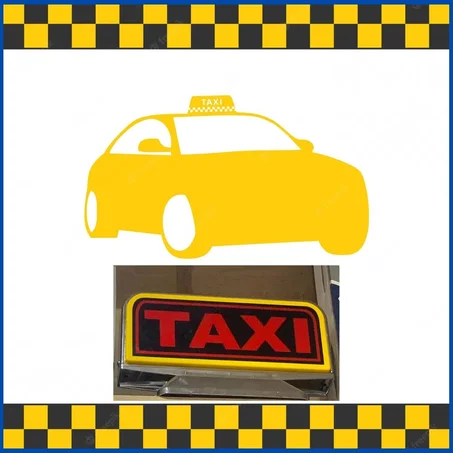 plaque TAXI