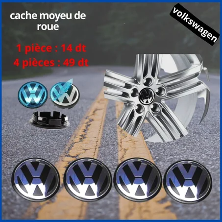 Cache moyeu roue VOLKSWAGEN