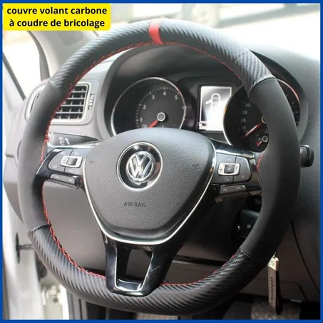 Cache volant carbone à coudre