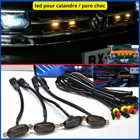 Led pour calandre/pare choc