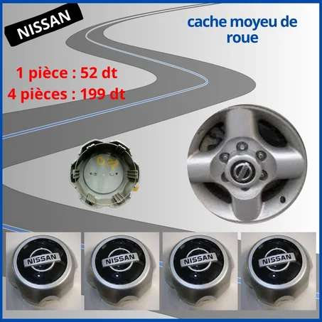 Cache moyeu roue NISSAN