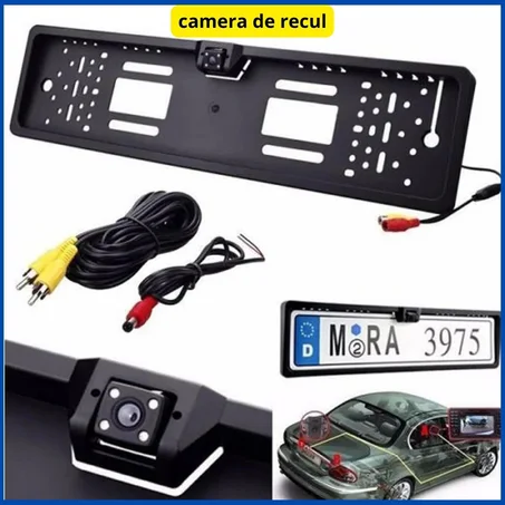 Support plaque immatriculation avec CAMERA