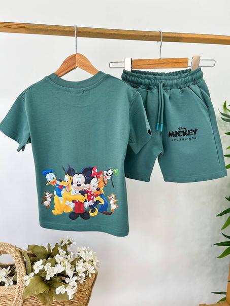 ensemble-Mickey mouse  (tricot + short ) (صناعة تركية نوعية ممتازة)