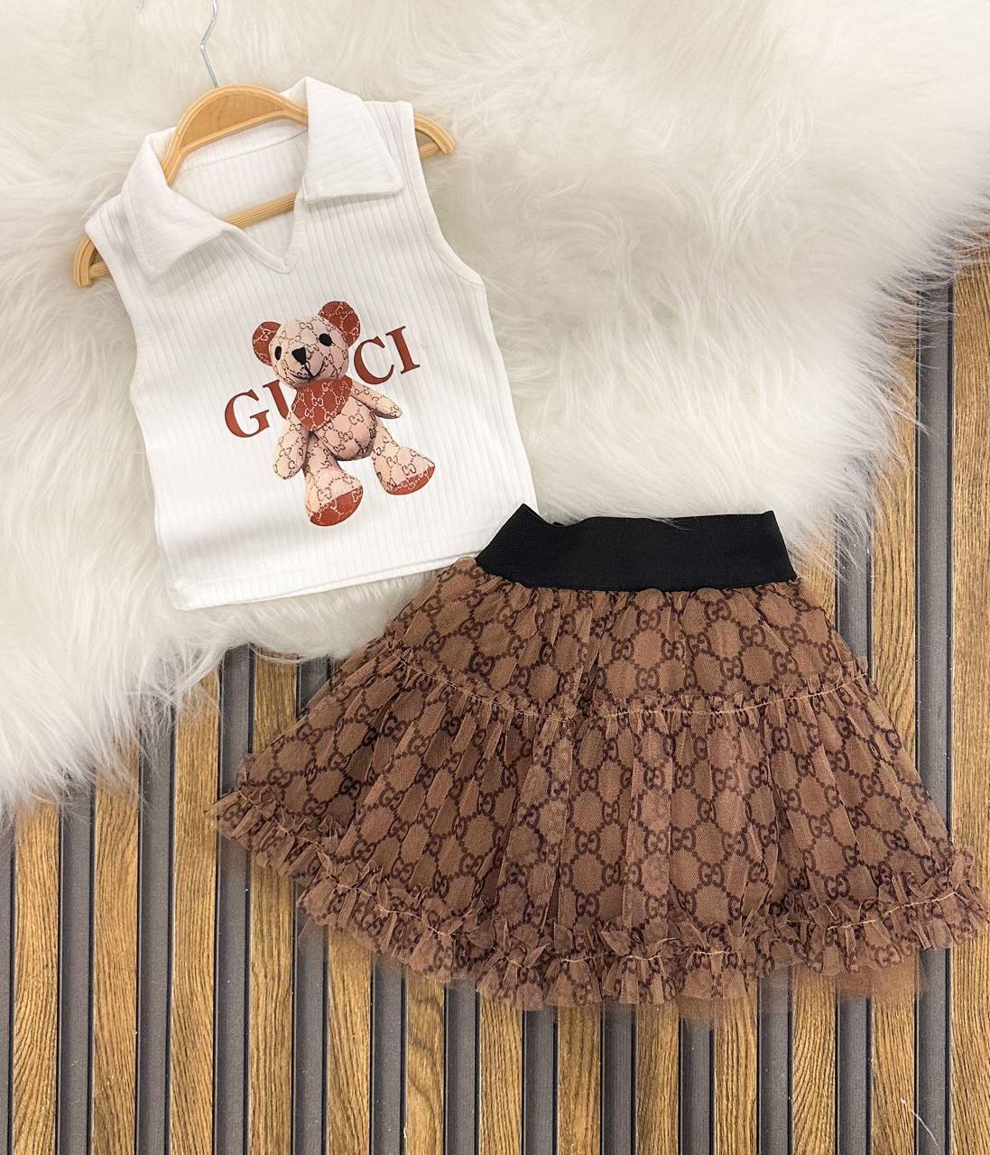 Ensemble gucci 2 pieces (صناعة تركية نوعية ممتازة)  إمكانية فتح الطلبية و معاينتها قبل الدفع