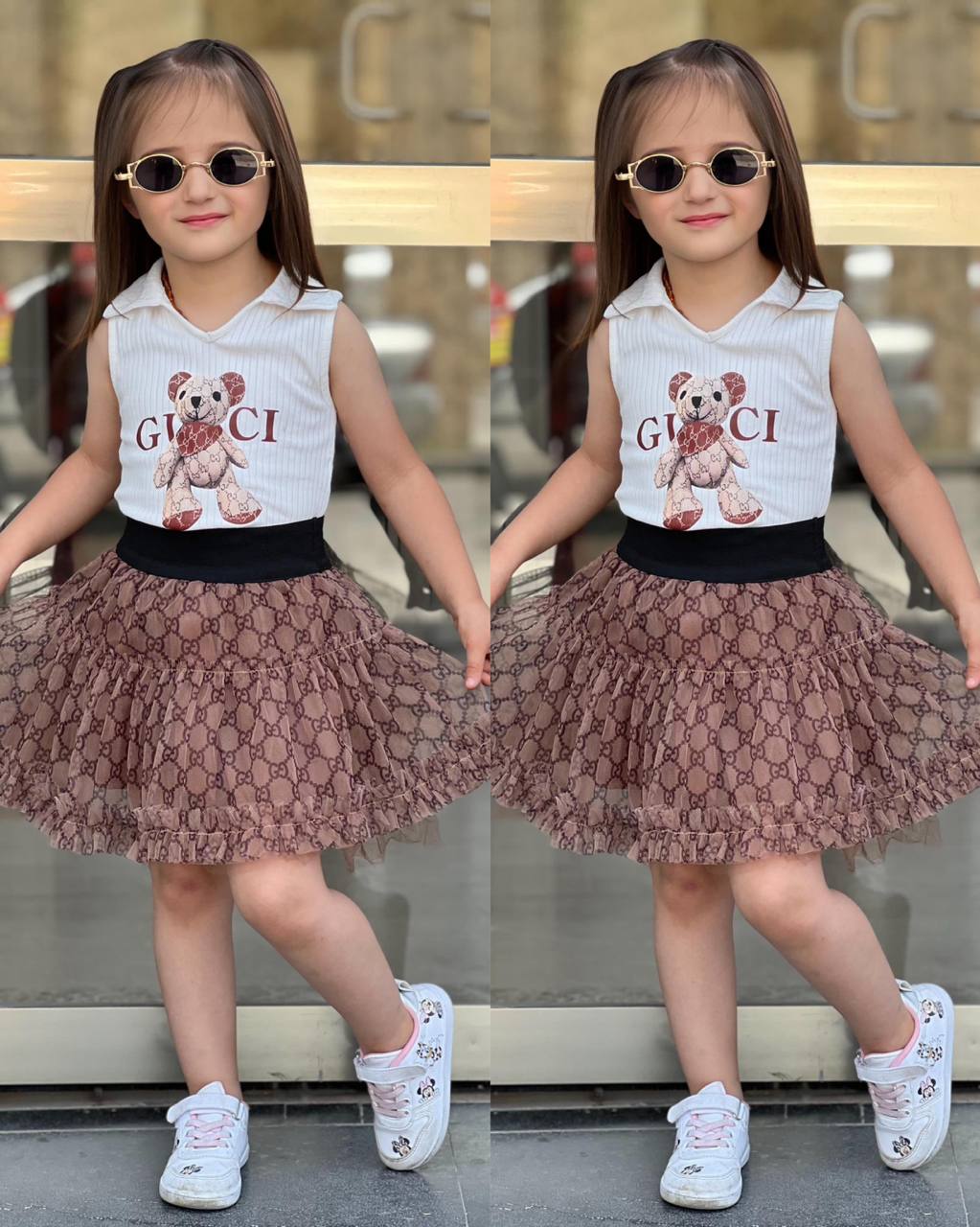 Ensemble gucci 2 pieces (صناعة تركية نوعية ممتازة) إمكانية فتح الطلبية و معاينتها قبل الدفع