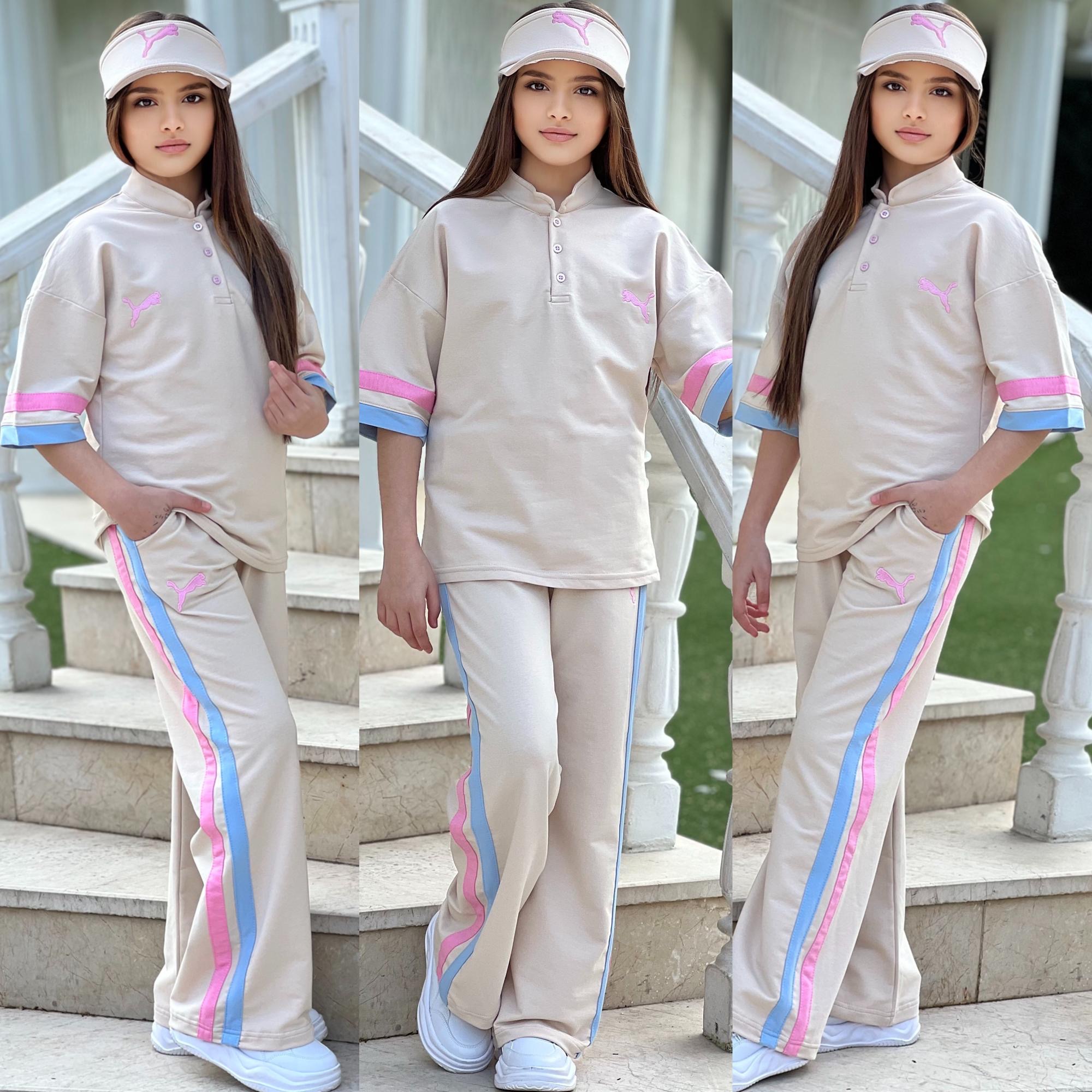 Ensemble oversize 3 pieces( casquette +tshirt+ suvetement ) (صناعة تركية نوعية ممتازة)