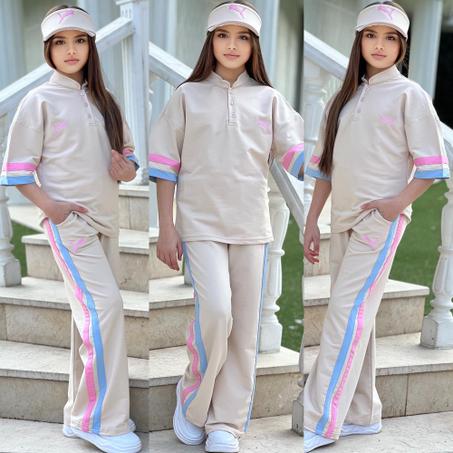 Ensemble oversize 3 pieces( casquette +tshirt+ suvetement ) (صناعة تركية نوعية ممتازة)