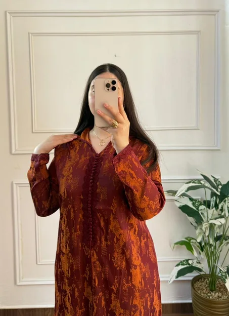 🧡🟠جلابة ملكية لسهرات رمضان🟠🧡