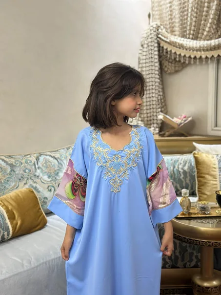 🟠🧡جلابة رمضانية بستايل راقي🧡🟠