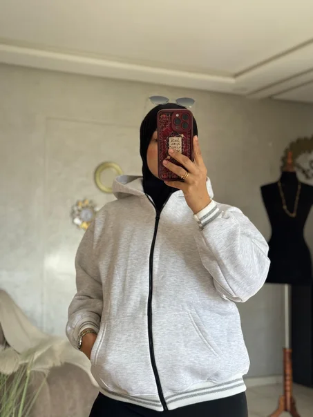 🌿✨ هودي أنيق من GAWARMARKET ✨🌿