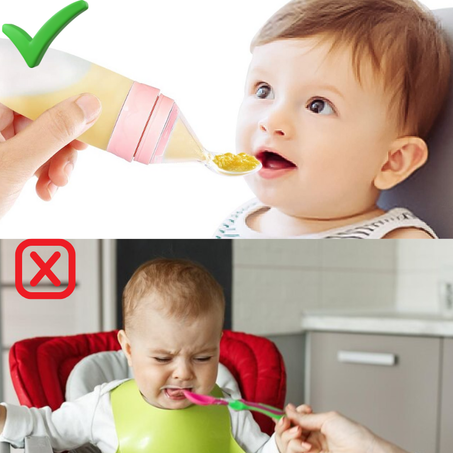 ملعقة طعام الأطفال