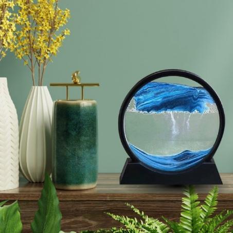 Quicksand Hourglass Ornament – Watch Time Flow in Style