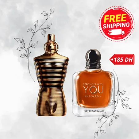 10 ML LE MALE ELIXIR + 10 ML STRONGER WITH YOU INTENSELY + DECANTE GRATUITE