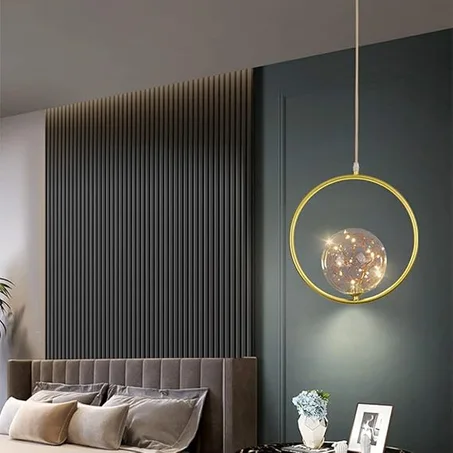 Lampe suspendue moderne à tête unique