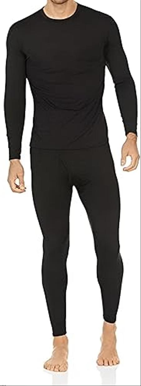 Ropa interior térmica Thermajohn Long Johns para hombre con forro polar, ideal para clima frío.