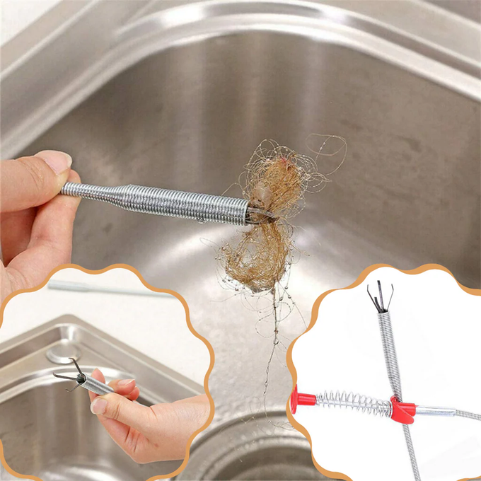 Pince Longue Portée CIV – Outil Efficace pour Déboucher et Nettoyer les Éviers