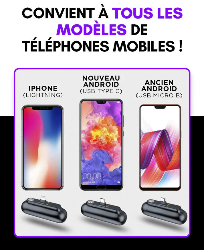 Powerbank Révolutionnaire 3 en 1 ⚡ | -45% REMISE