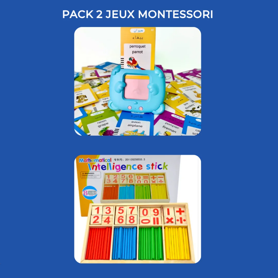 Pack 2 Jeux Montessori