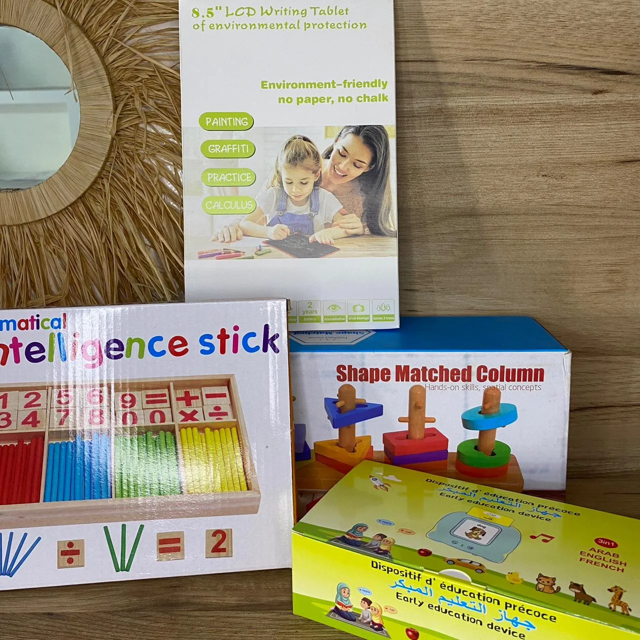 Pack 4 Jeux Montessori (Pack Éducatif Complet)