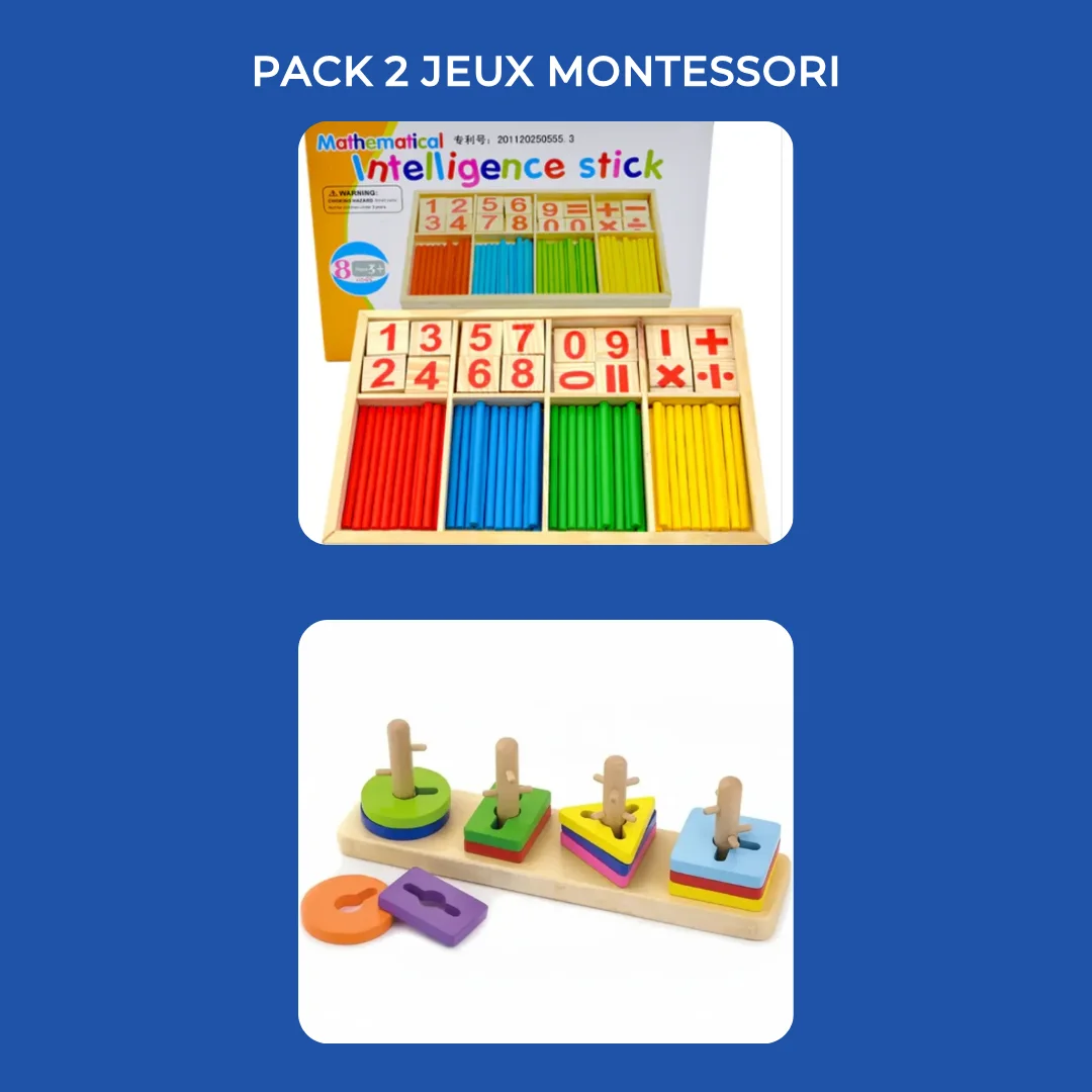 Pack 2 Jeux Montessori