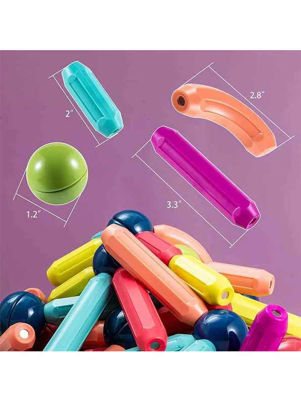 Jeu d'assemblage magnétique 42 pcs