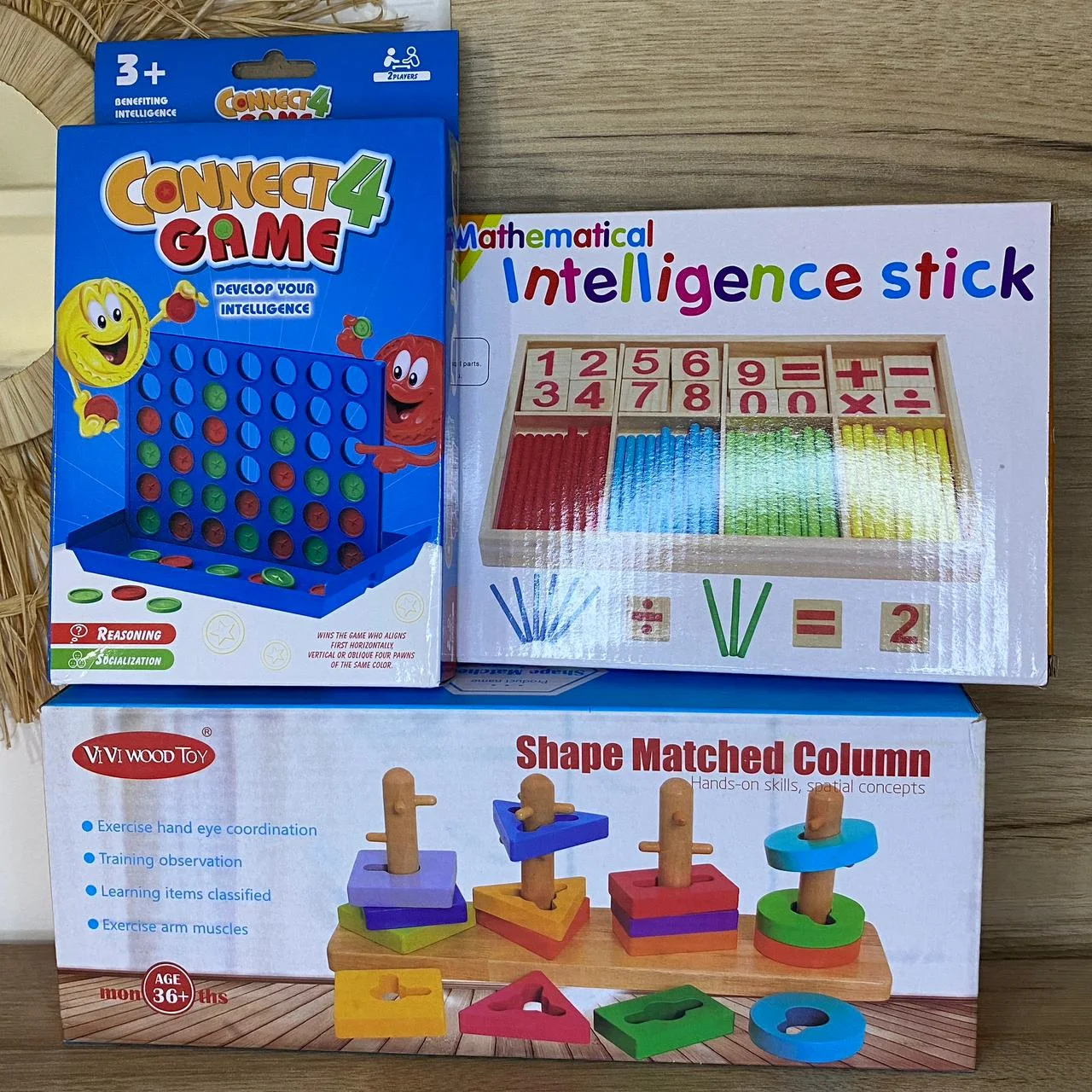 Pack 3 Jeux Montessori