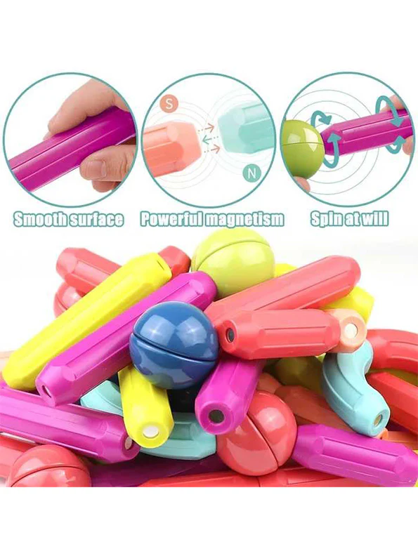 Jeu d'assemblage magnétique 42 pcs