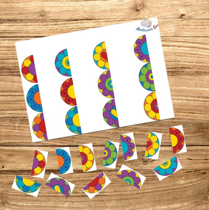 Box Montessori de discrimination visuelle 3-6 ans 