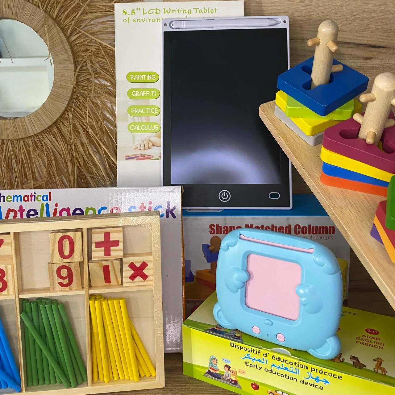 Pack 4 Jeux Montessori (Pack Éducatif Complet)