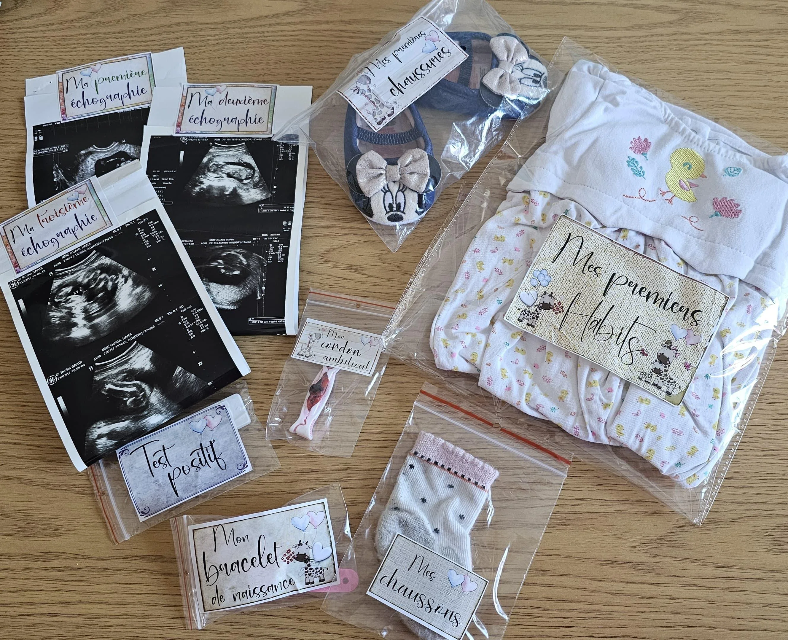 Pack cartes contrastées + souvenirs de bébé