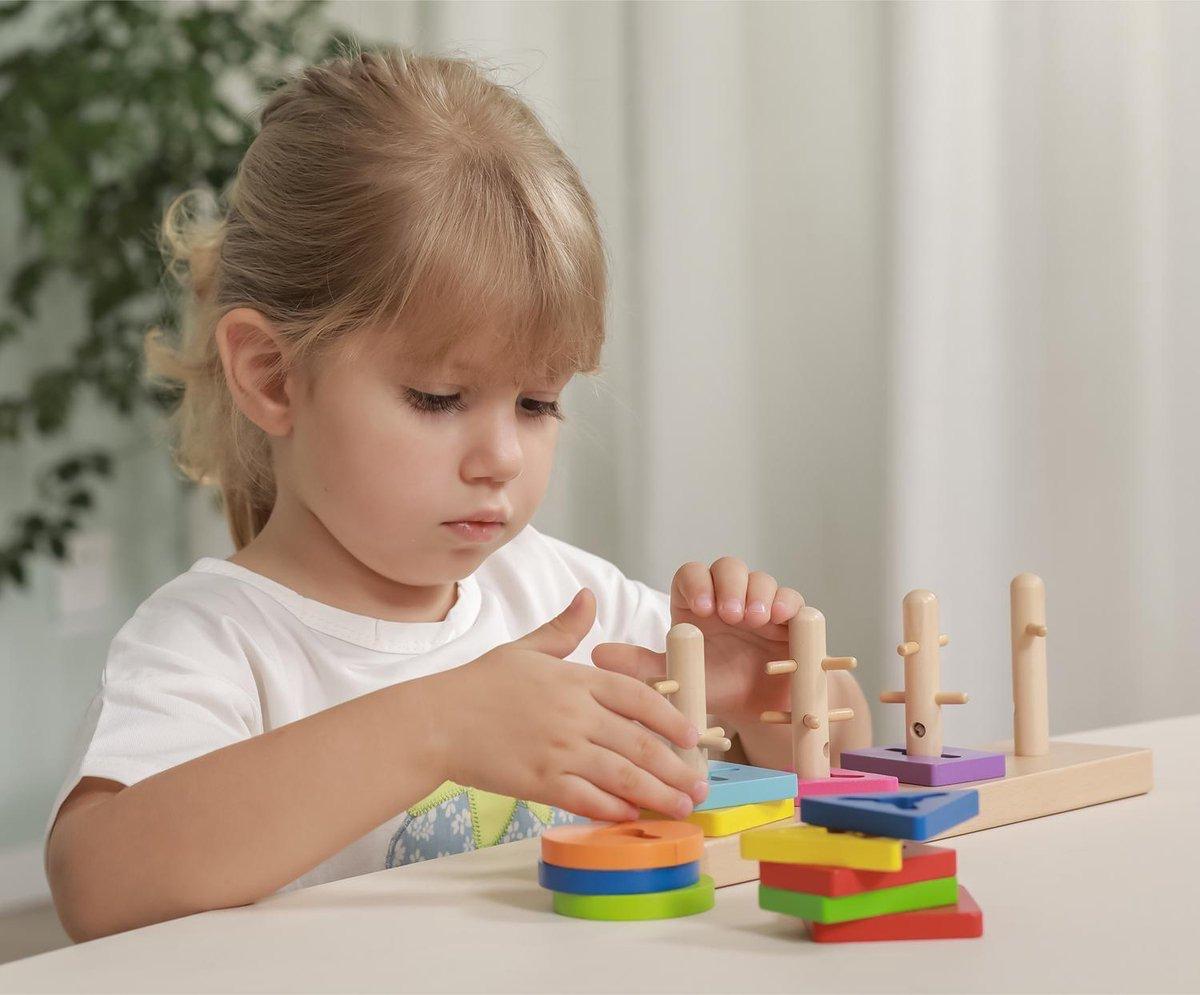 Jeu de colonne en bois
