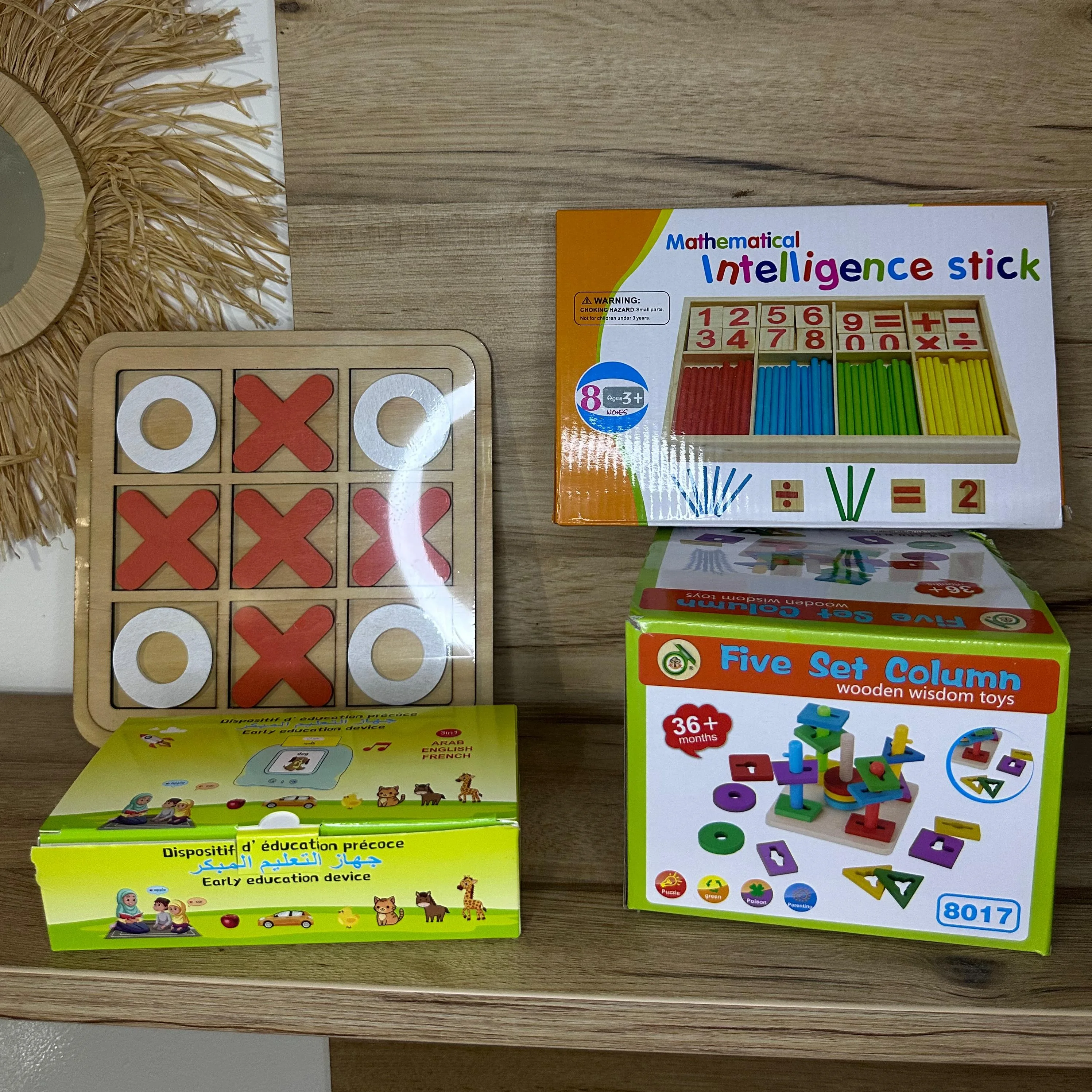 Pack 4 Jeux Montessori