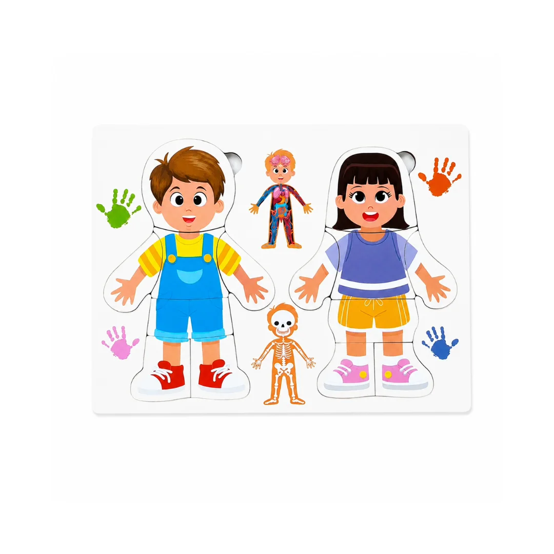 Pack 4 Jeux Montessori en Bois - Motricité, Logique & Découverte