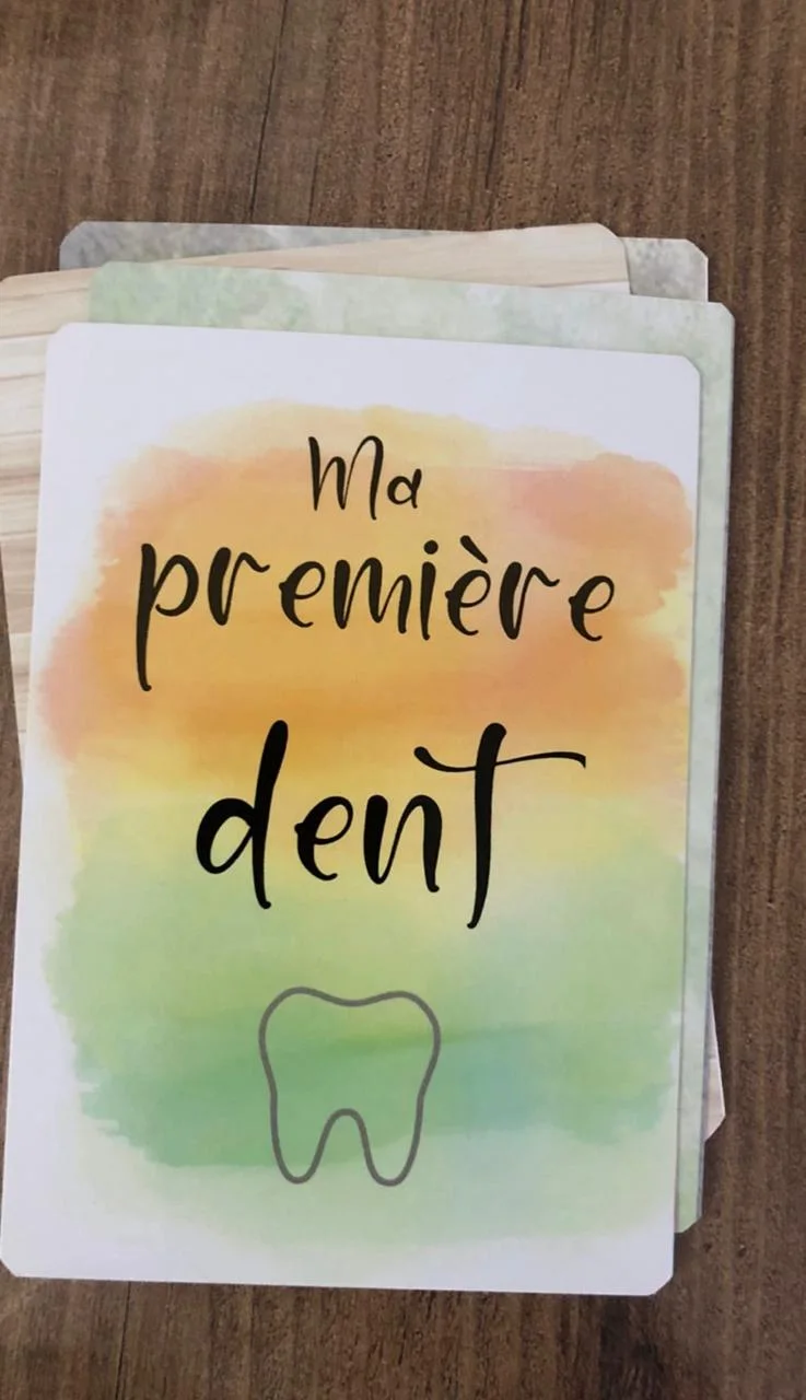 Pack cartes contrastées + souvenirs de bébé