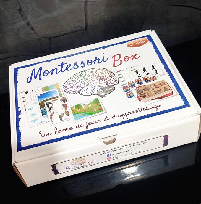 Box Montessori diversifiée 3 ans 