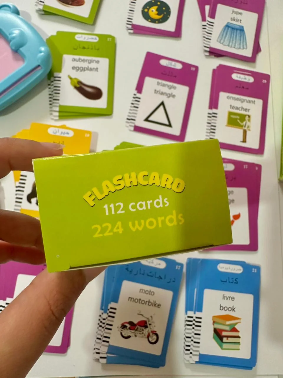 Lecteur de cartes  3 Langues = Arabe - Français - Anglais